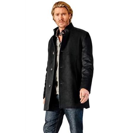 Chad Michael Murray Sullivan's Crossing 2026 Black Wool Coat